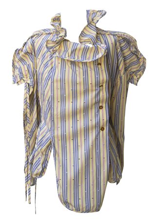Vivienne Westwood PLUMETIS SHIRT Description: Striped plumetis cotton for...