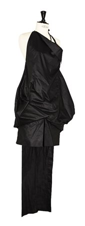 Vivienne Westwood TAIL DRESS Description: Open back dress in black chintz...