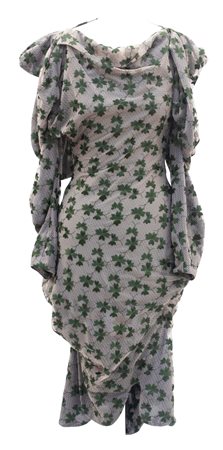 Vivienne Westwood CLOVER DRESS Description: Silk georgette lined dress made...