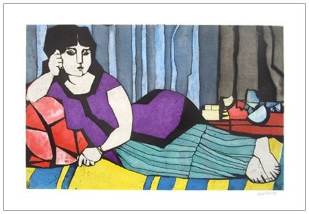 DOMENICO CANTATORE Ruvo di Puglia 1906 – Parigi 1998 Senza titolo Incisione a...