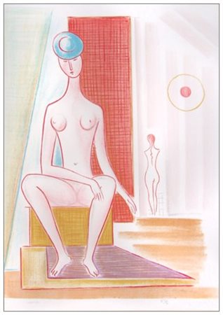 MARIO TOZZI Fossombrone 1895 – St. Jean du Gard (Francia) 1979 Al circo 1977...