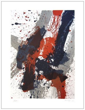 TOTI SCIALOJA Roma 1914 – 1998 Senza titolo 1995 Litografia a colori es.p.a....