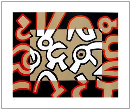 CARLA ACCARDI Trapani 1924 Senza titolo Litografia a colori su carta Graphia...