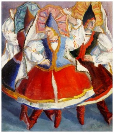 FORTUNATO BELLONZI Pisa 1907 – Roma 1993 Senza titolo 1931 Olio su tavola 100...