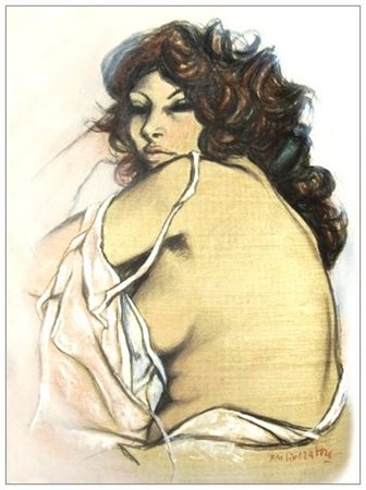 FAUSTO MARIA LIBERATORE Lucca 1922 – Lido di Camaiore 2004 Senza titolo Olio...