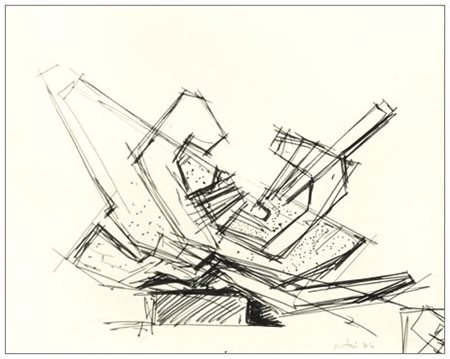 GUALTIERO NATIVI Pistoia 1921 – Greve in Chianti 1999 Studio 1964 China su...