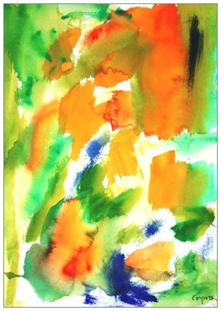 ANTONIO CORPORA Tunisi (Tunisia) 1909 – Roma 2004 Autunno 2001 Acquerello su...