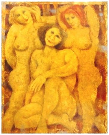 REMO SQUILLANTINI Stia 1920 – Firenze 1996 Composizione Olio su tavola 50 x...