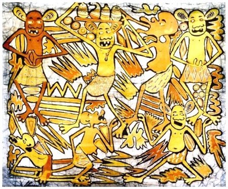 GEORGE LILANGA Kikwetu (Tanzania) 1934 – Dar es Salaam (Tanzania) 2005 Senza...