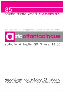 Asta N. 85 - Arte Moderna e Contemporanea