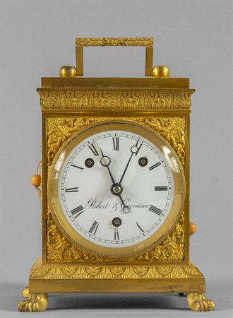 # Marescialla in bronzo dorato con ripetizione, 