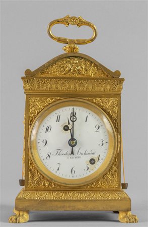 Marescialla in bronzo dorato, quadrante f.to 