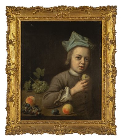 Scuola olandese sec.XVII "Una buona mela" 