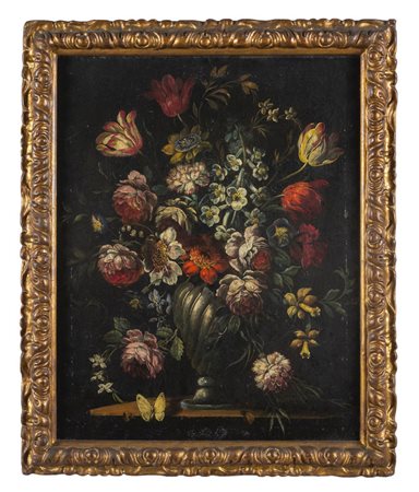 Scuola italiana sec.XVIII "Natura morta" 