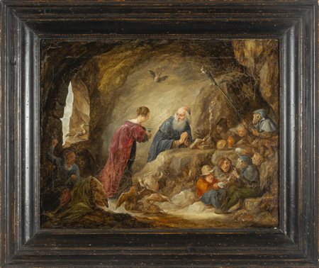 # Scuola fiamminga sec.XIX "Le tentazioni di 