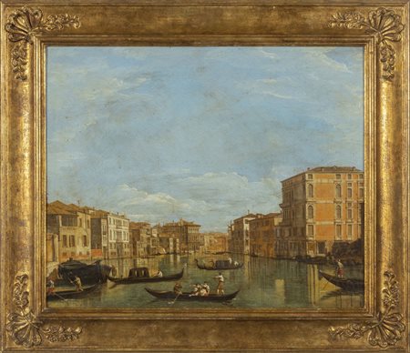 "Veduta animata del Canal Grande" olio<br>cm. 