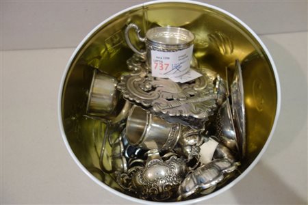 # Vari oggetti in argento<br>gr.1100