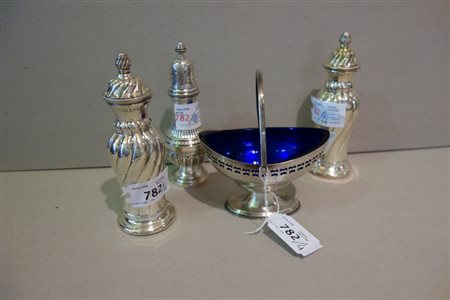 # Sale e pepe in argento, spargizucchero in 