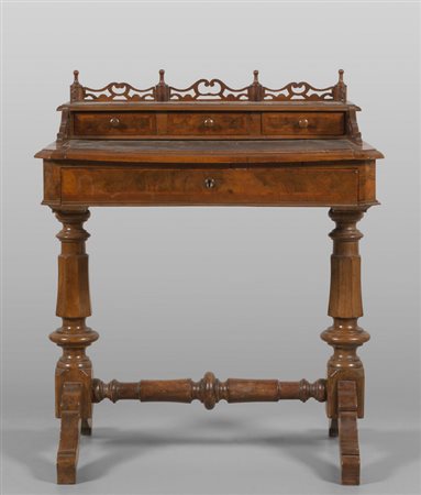 Scrittoietto Luigi Filippo da centro lastronato 