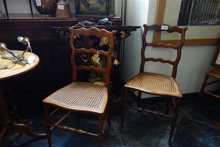 # Quattro sedie chiavarine