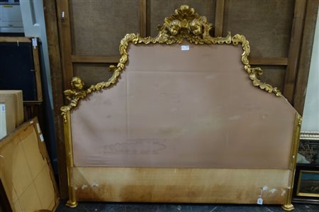 Testata da letto in stile barocco in legno 