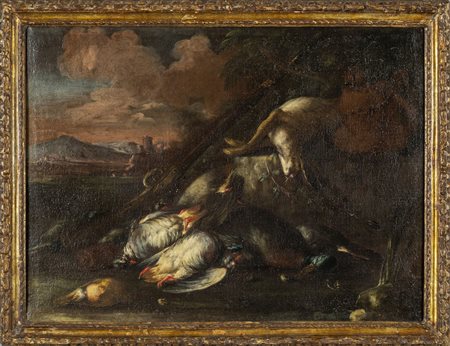 BALDASSARE DE CARO (-) <br>attr. "Cacciagione" 