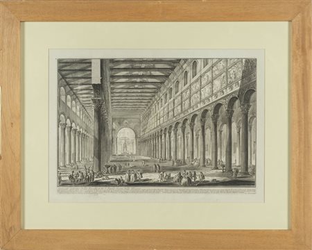 G.B.Piranesi "Spaccato dell'interno della 