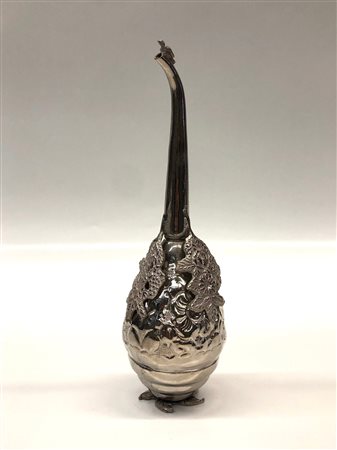 spargiprofumo orientale in argento gr.176<br>h 22 