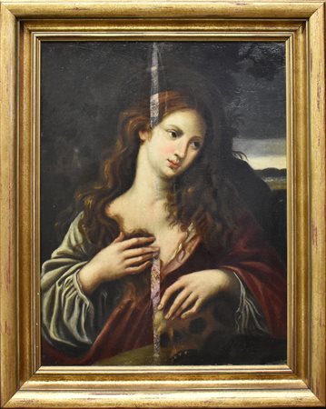 olio su tela "Maddalena" sec.XVII<br>cm. 64x48