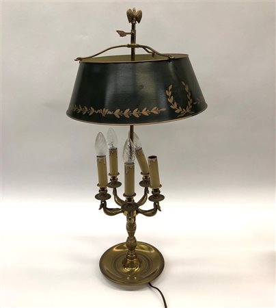 lampada da tavolo in bronzo stile Impero<br>cm.x 
