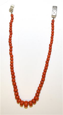 collana in corallo rosso