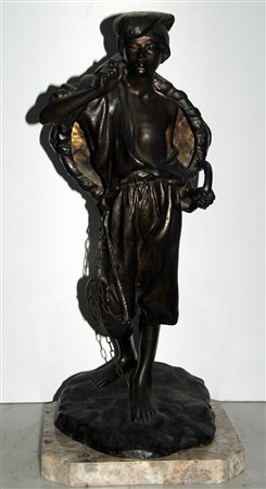 D'Orsi Achille 1845-1929 scultura in bronzo 