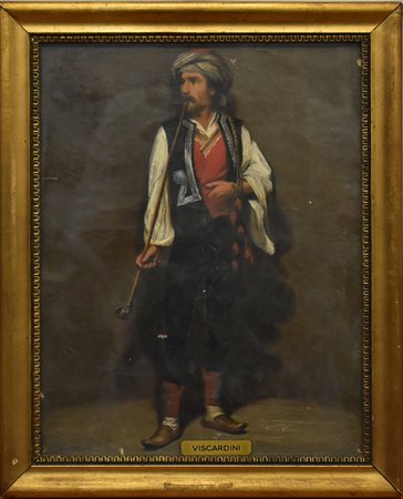 DIPINTO (-) <br>olio raff.garibaldino (uomo in 