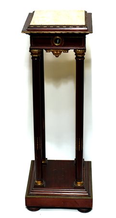 portavaso in legno, metallo, placche e 