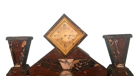 trittico art deco materiali vari