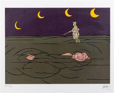 Valerio Adami “Petit clair de lune” 1981