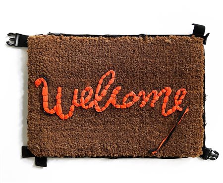 Banksy “Welcome Mat” 2019