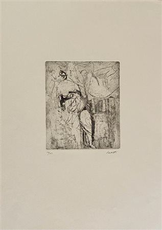 Bruno Saetti “Colloquio con l’angelo” 1964