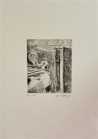Pericle Fazzini “Titolo nello studio” 1964