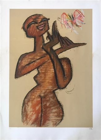 Roberto Sebastian Matta “Nu debout” 1986 