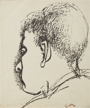 GUTTUSO RENATO (1912 - 1987) - Ritratto.
