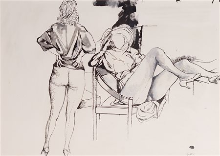 GUTTUSO RENATO (1912 - 1987) - Senza titolo.