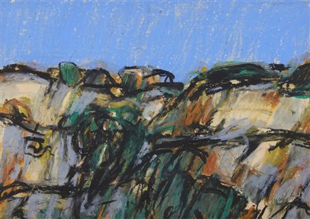 MORLOTTI ENNIO (1910 - 1992) - Montagne rocciose. .