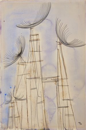 PERILLI ACHILLE (1927 - 2021) - Omaggio all'imene.