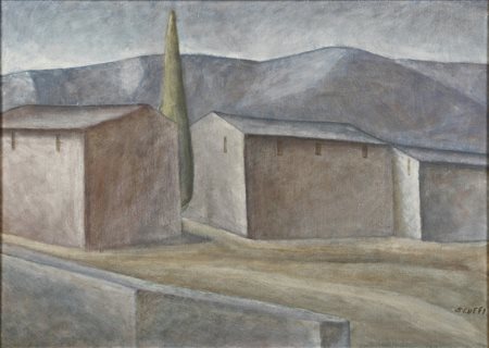 SCUFFI MARCELLO (n. 1948) - Paesaggio.