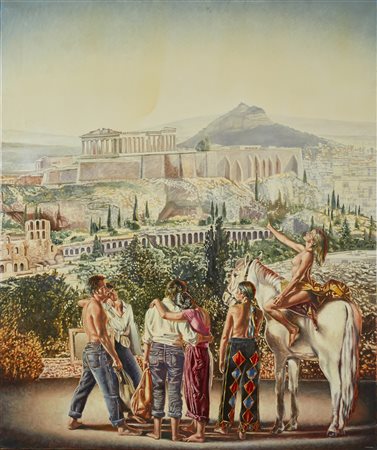 NARDONI SERGIO (n. 1947) - Acropolis. .