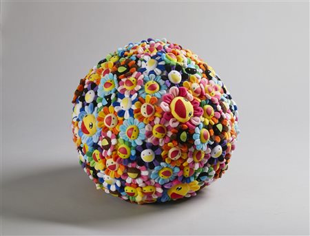 MURAKAMI TAKASHI (n. 1962) - Flower Plush Ball. .