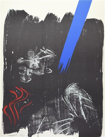 Antonio Recalcati SENZA TITOLO litografia, cm 65x50; es. 45/125 firma,...