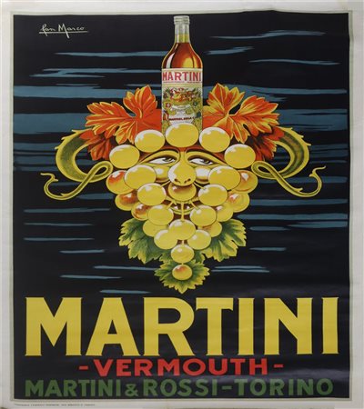 Manifesto pubblicitario Vermouth Martini, 1960