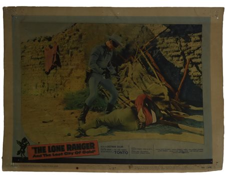 Lobby card ''The lone ranger'', 1950s